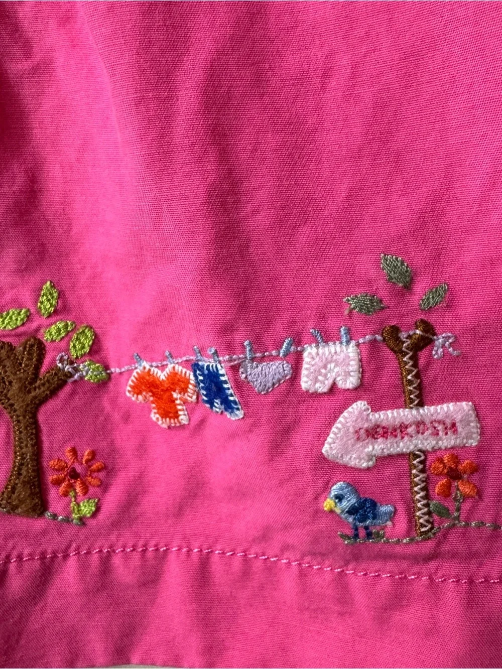 Oshkosh Pink Jumper Dress Baby Girl’s 18 Months Toddler Summer Pinafore Cute